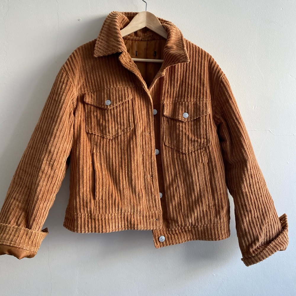 Corduroy Button Up Jacket